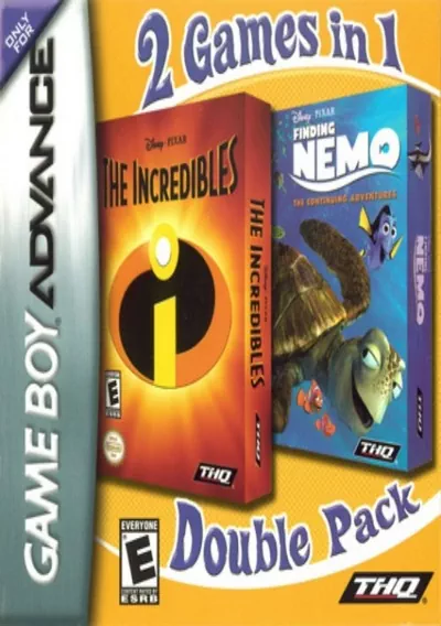 ROM Cover: 2 In 1 - Finding Nemo & The Incredibles (E)