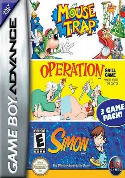 ROM Cover: 3 In 1 - Mousetra Simon Operation