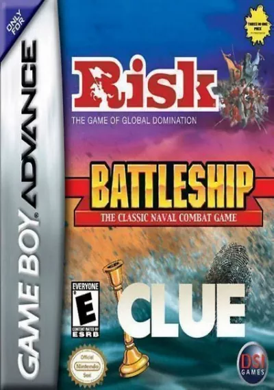 ROM Cover: 3 In 1 - Risk BattleShip Clue