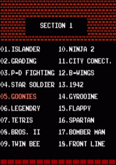 ROM Cover: 52 Games (Menu)