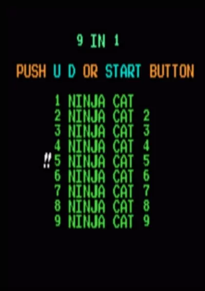 ROM Cover: 9-in-1 - Ninja Cat (Cattou Ninden Teyandee)