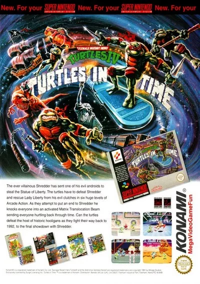 ROM Cover: Teenage Mutant Ninja Turtles IV - Turtles in Time