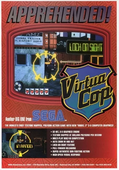 ROM Cover: Virtua Cop (Revision B)