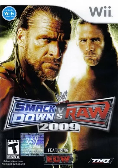 ROM Cover: WWE Smackdown Vs RAW 2009