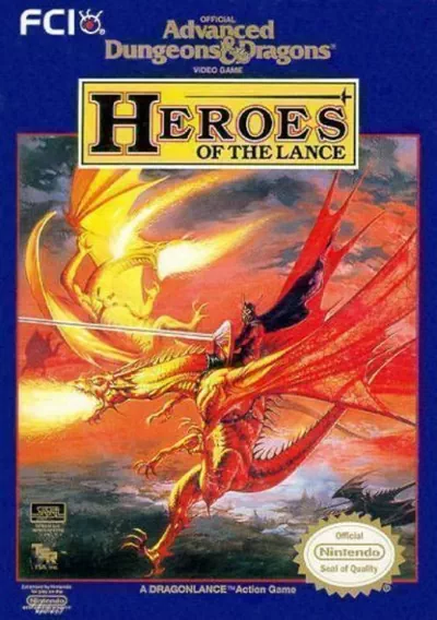 ROM Cover: AD&D Heroes Of The Lance