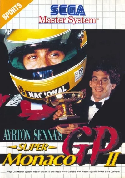 ROM Cover: Ayrton Senna's Super Monaco GP II