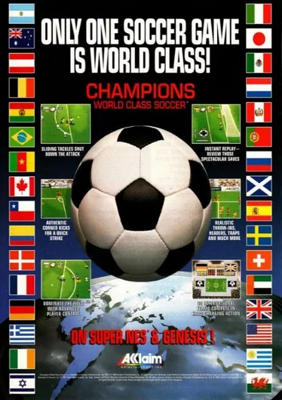 ROM Cover: Champions World Class Soccer