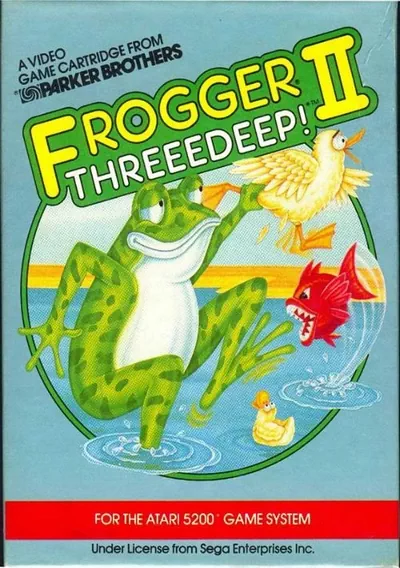 ROM Cover: Frogger 2 - Threedeep! (1984) (Parker Bros)