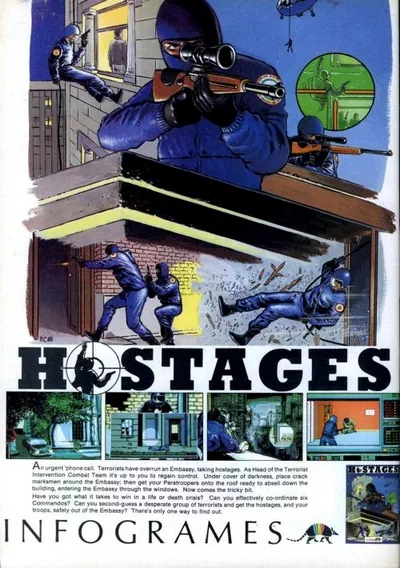 ROM Cover: Hostages (Europe)