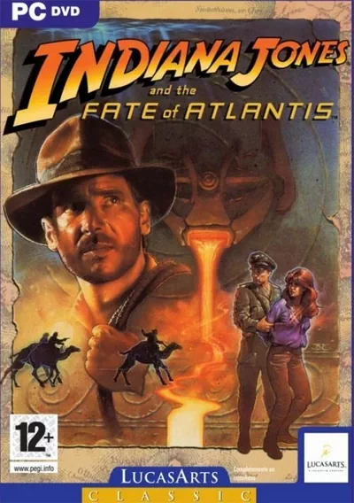 ROM Cover: Indiana Jones and the Fate of Atlantis (CD DOS, German) Game