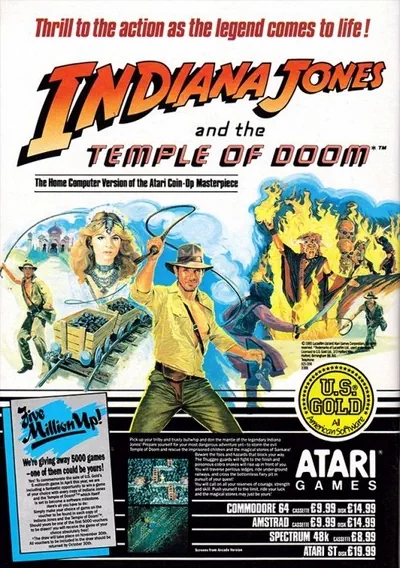 ROM Cover: Indiana Jones And The Temple Of Doom