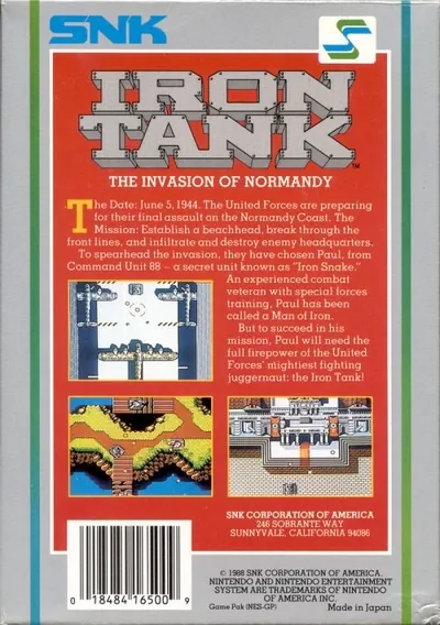 ROM Cover: Iron Tank