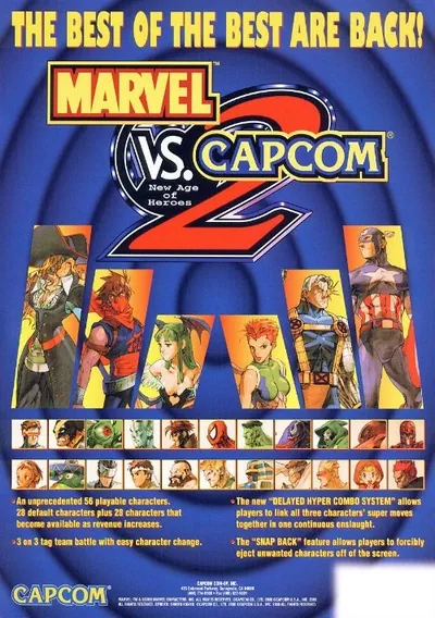 ROM Cover: Marvel Vs. Capcom 2 New Age of Heroes (USA, Rev A)