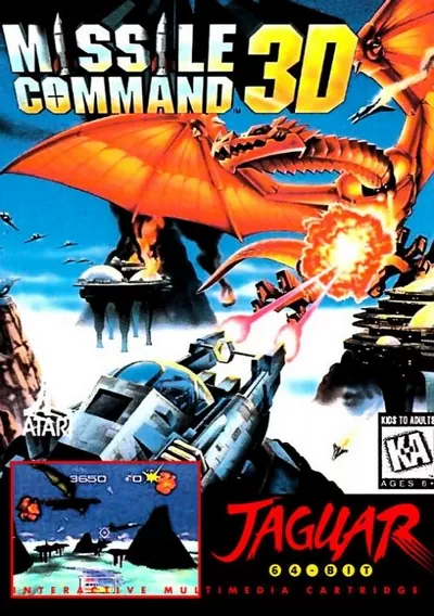 ROM Cover: Missile Command 3D