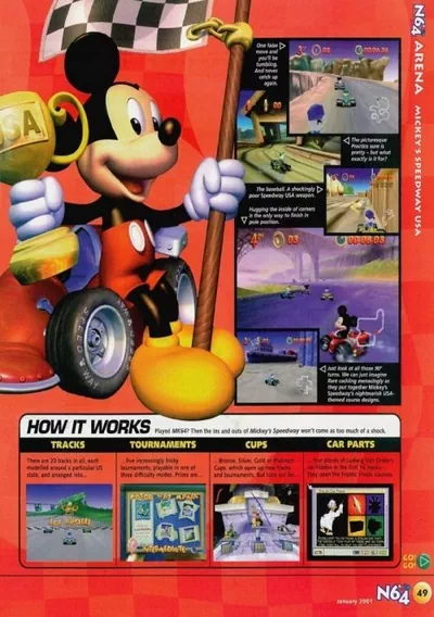 ROM Cover: Mickey's Speedway USA