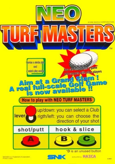 ROM Cover: Neo Turf Masters / Big Tournament Golf