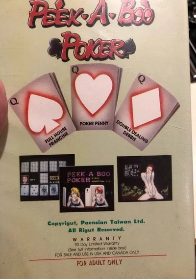 ROM Cover: Peek-A-Boo Poker (E)