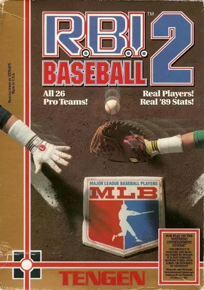 ROM Cover: RBI Baseball 2