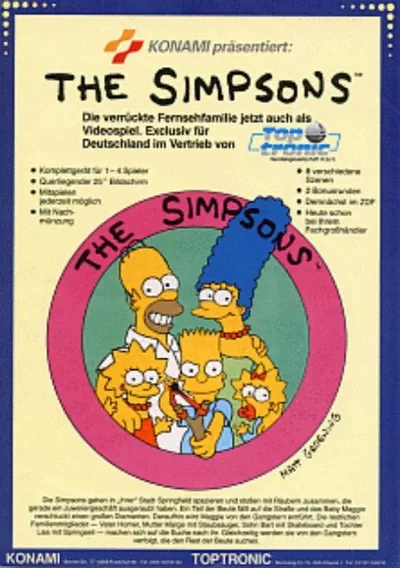 ROM Cover: The Simpsons (2 Players World, set 1)