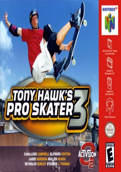 ROM Cover: Tony Hawk's Pro Skater 2