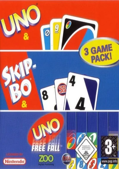 ROM Cover: Uno - Skip-Bo - Uno Free Fall (3 Game Pack) (Sir VG)(E)