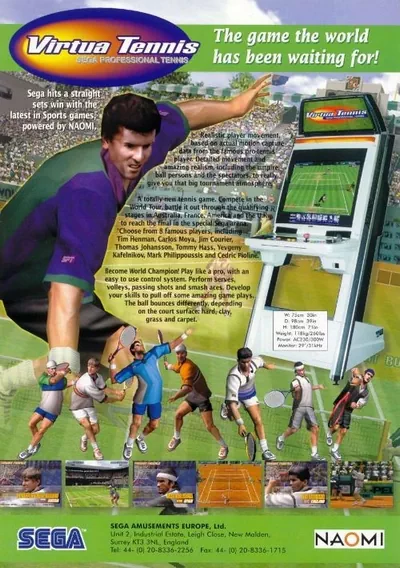 ROM Cover: Virtua Tennis ~ Power Smash