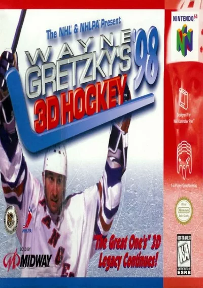 ROM Cover: Wayne Gretzky's 3D Hockey '98