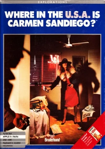 ROM Cover: Where In The USA Is Carmen Sandiego (Disk 1 Of 1 Side B)