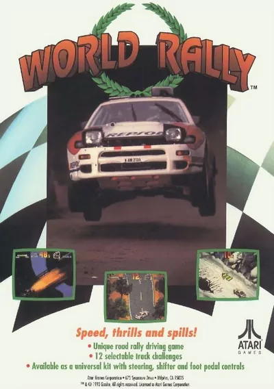 ROM Cover: World Rally (Version 1.0, Checksum 0E56)