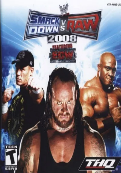 ROM Cover: WWE SmackDown! Vs. Raw 2008 (Puppa) (E)