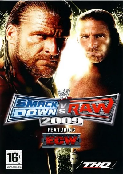 ROM Cover: WWE SmackDown Vs Raw 2009 Featuring ECW (EU)(BAHAMUT)